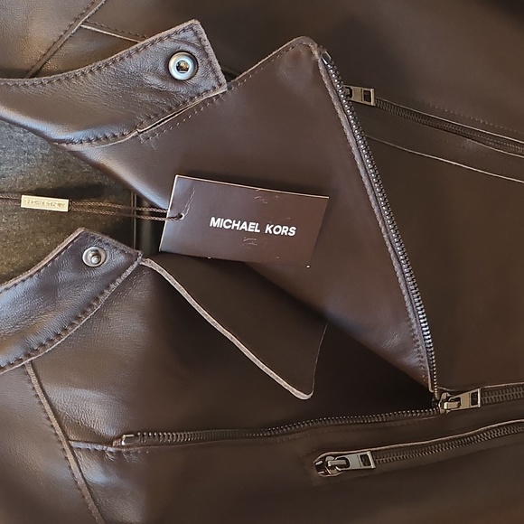 Michael Kors leather jacket - Picture 5 of 7